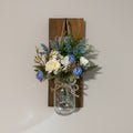 Mason jar wall sconces